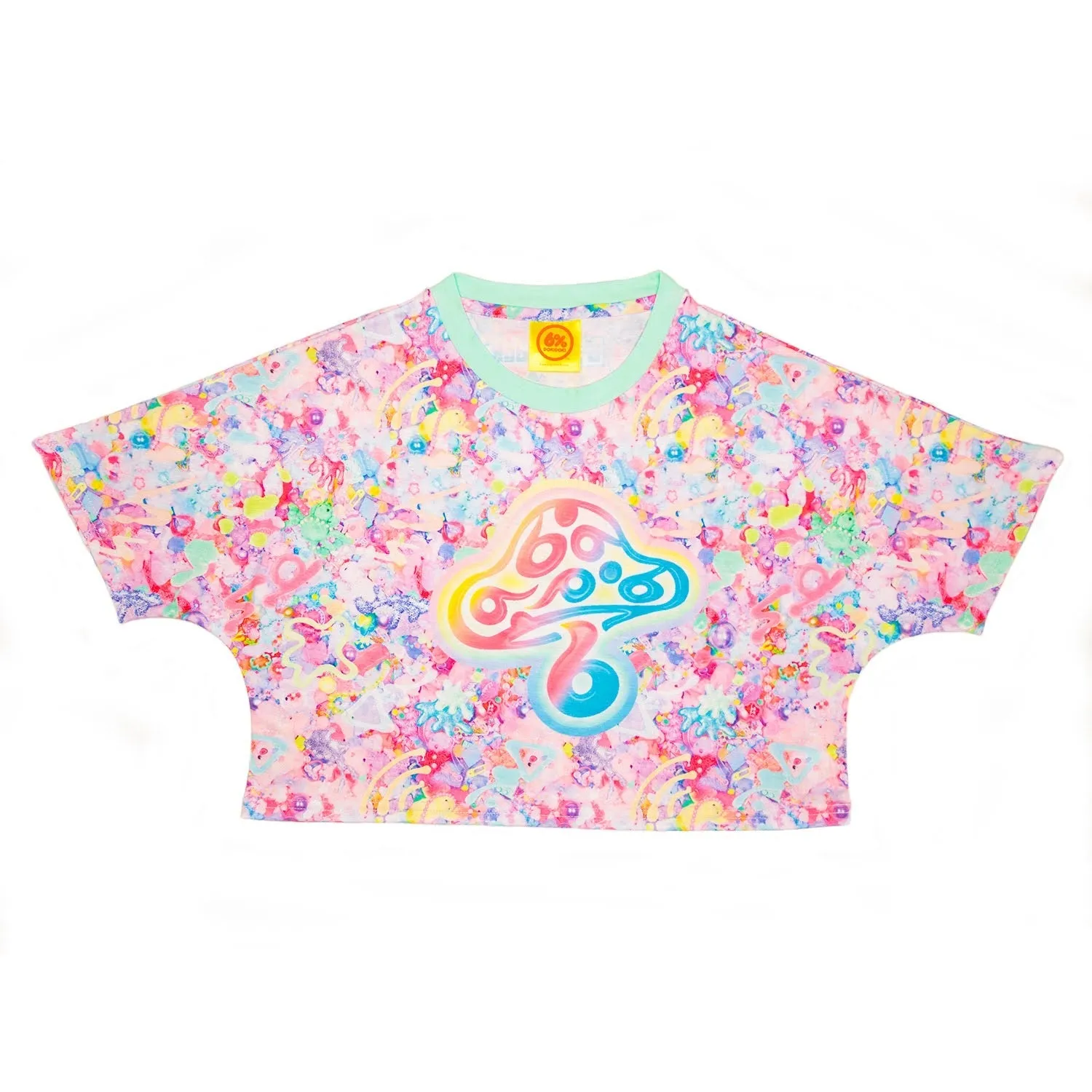 6% Dokidoki "Connect to the second summer of love" mini t-shirt