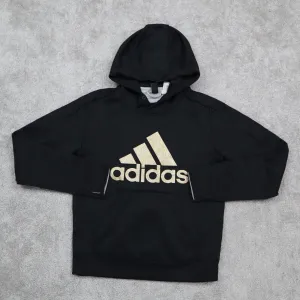 Adidas Hoodie Boy Size Small Back Pullover Climawarm Sweatshirt Long Sleeve Logo