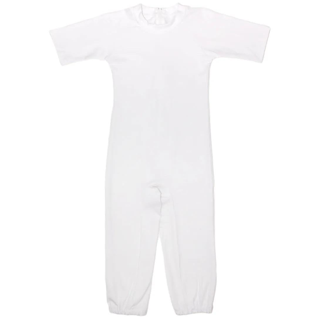 Adult Short Sleeve with Long Legs Onesie, Body Suit