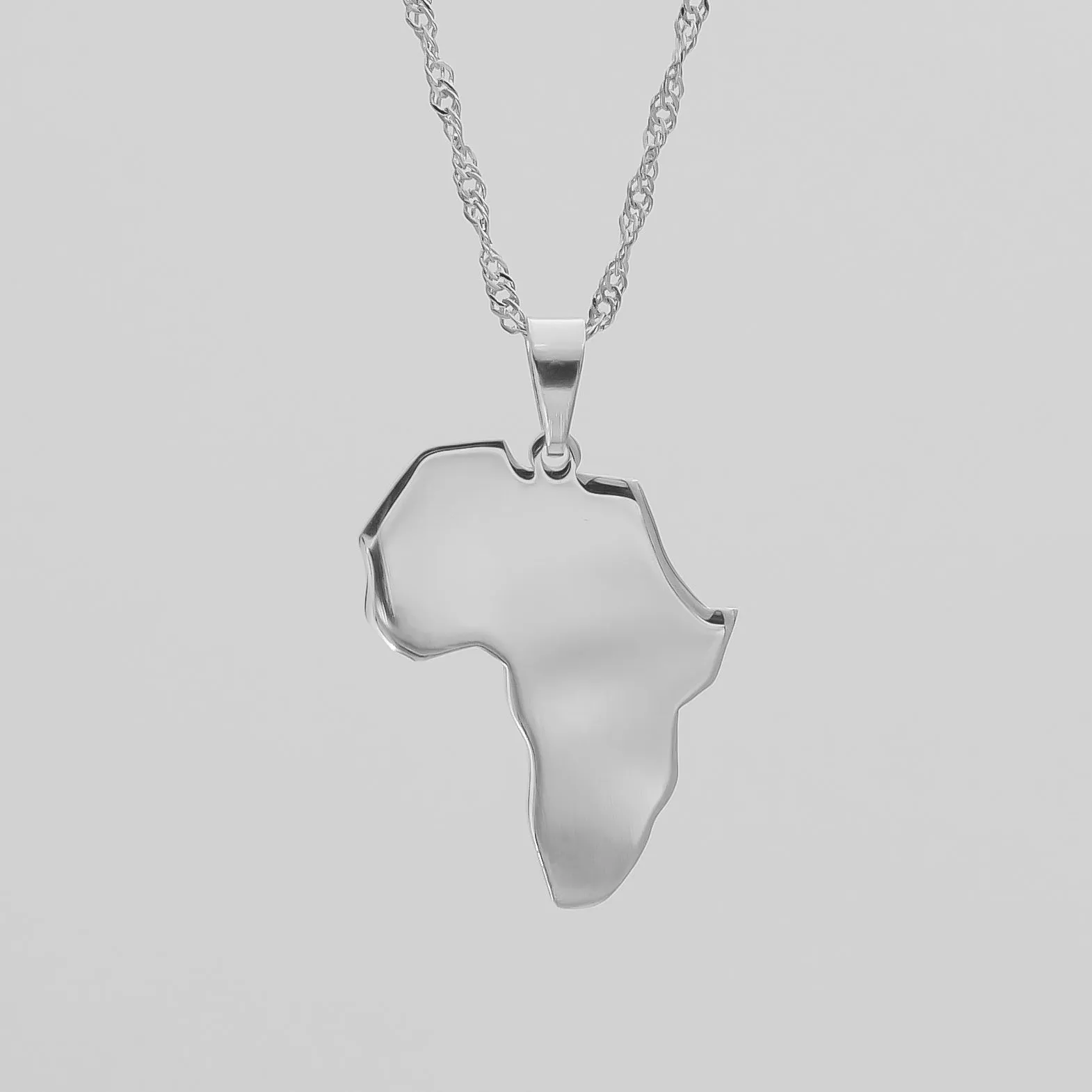 Africa Silver Filled Necklace