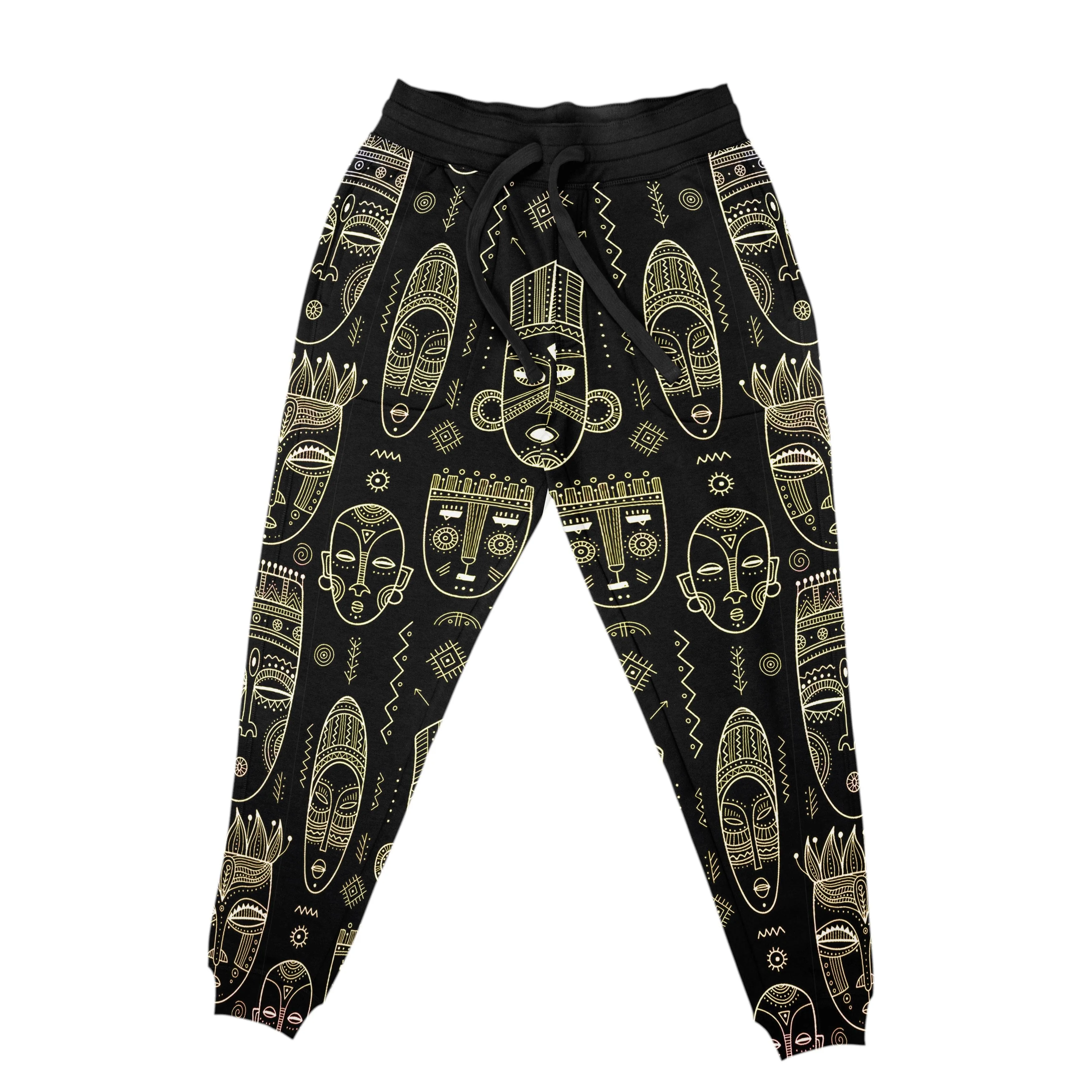 African Mask All-over Hoodie And Joggers Set