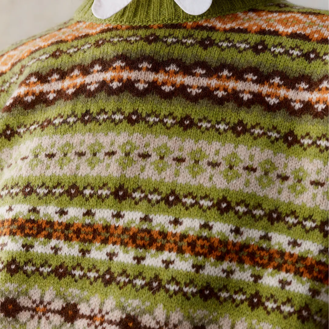 All Over Fairisle Jumper - Calypso