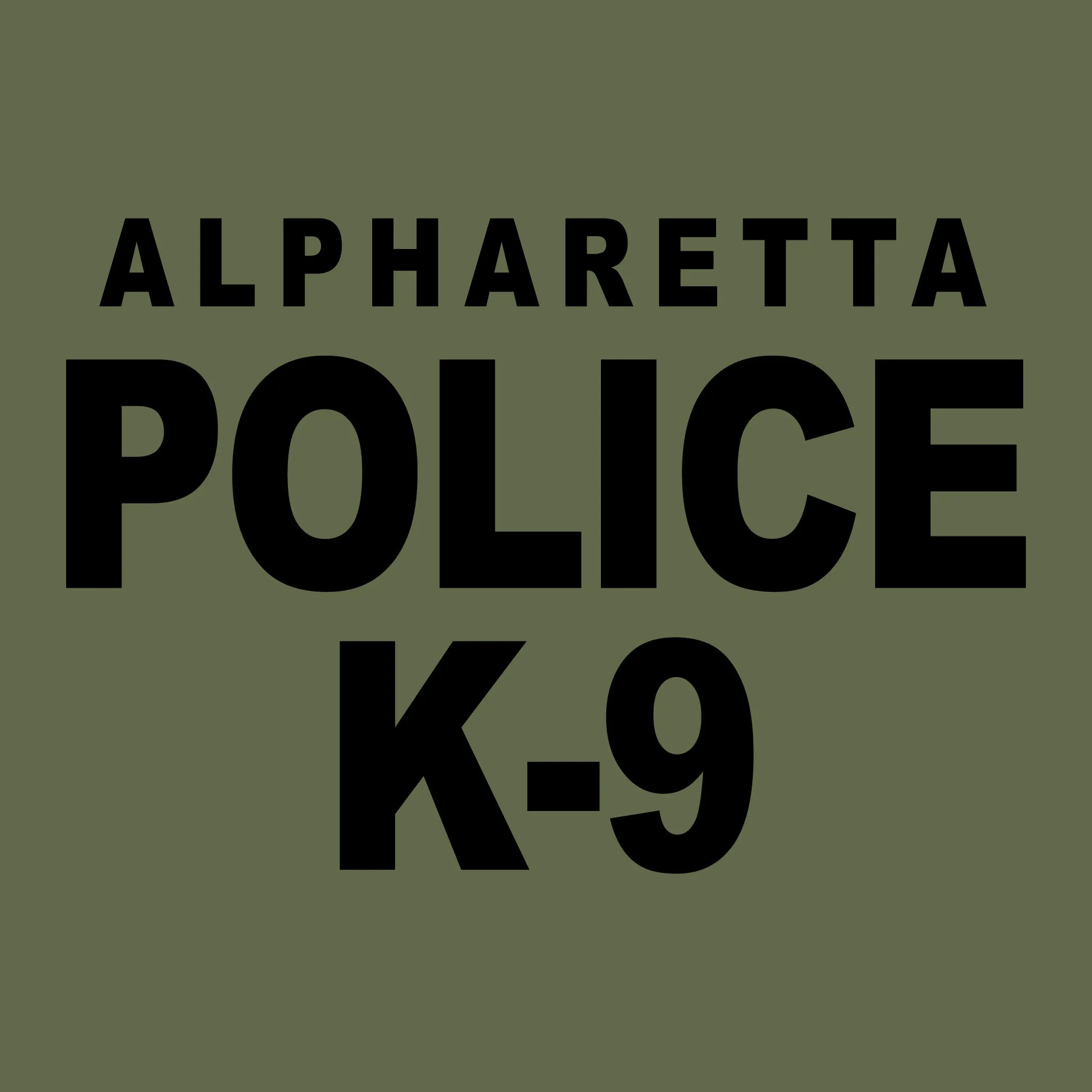 [ALPHARETTA PD] K9 Utility Shirt [GRN/BLK]