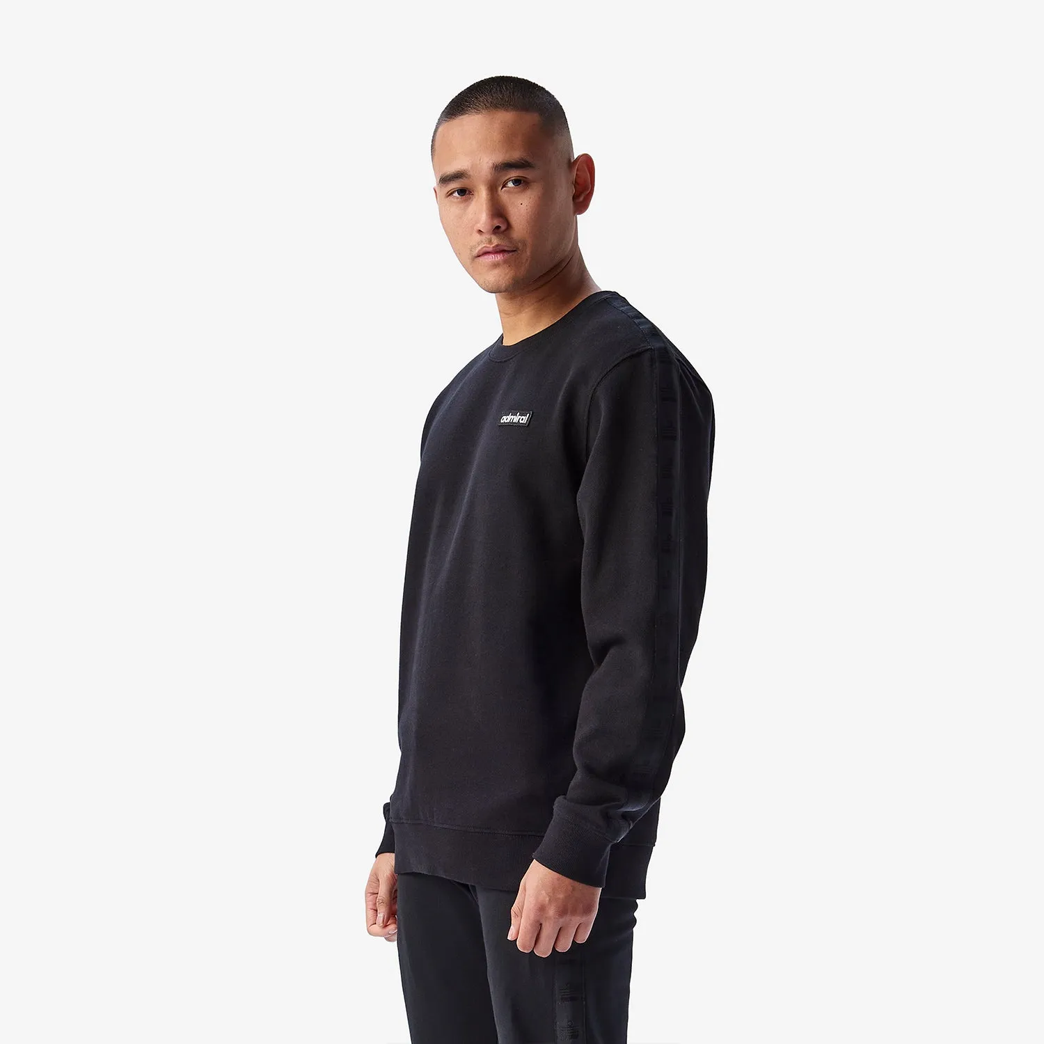 Alton Repeat Tape Sweatshirt - Black