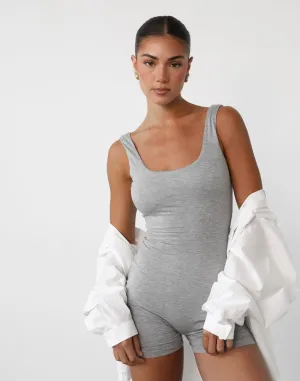 Amazia Playsuit (Grey Marle)