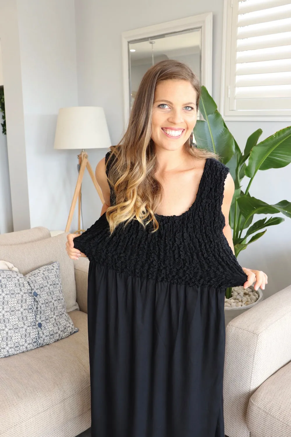 Anastasia Maxi Dress In Black