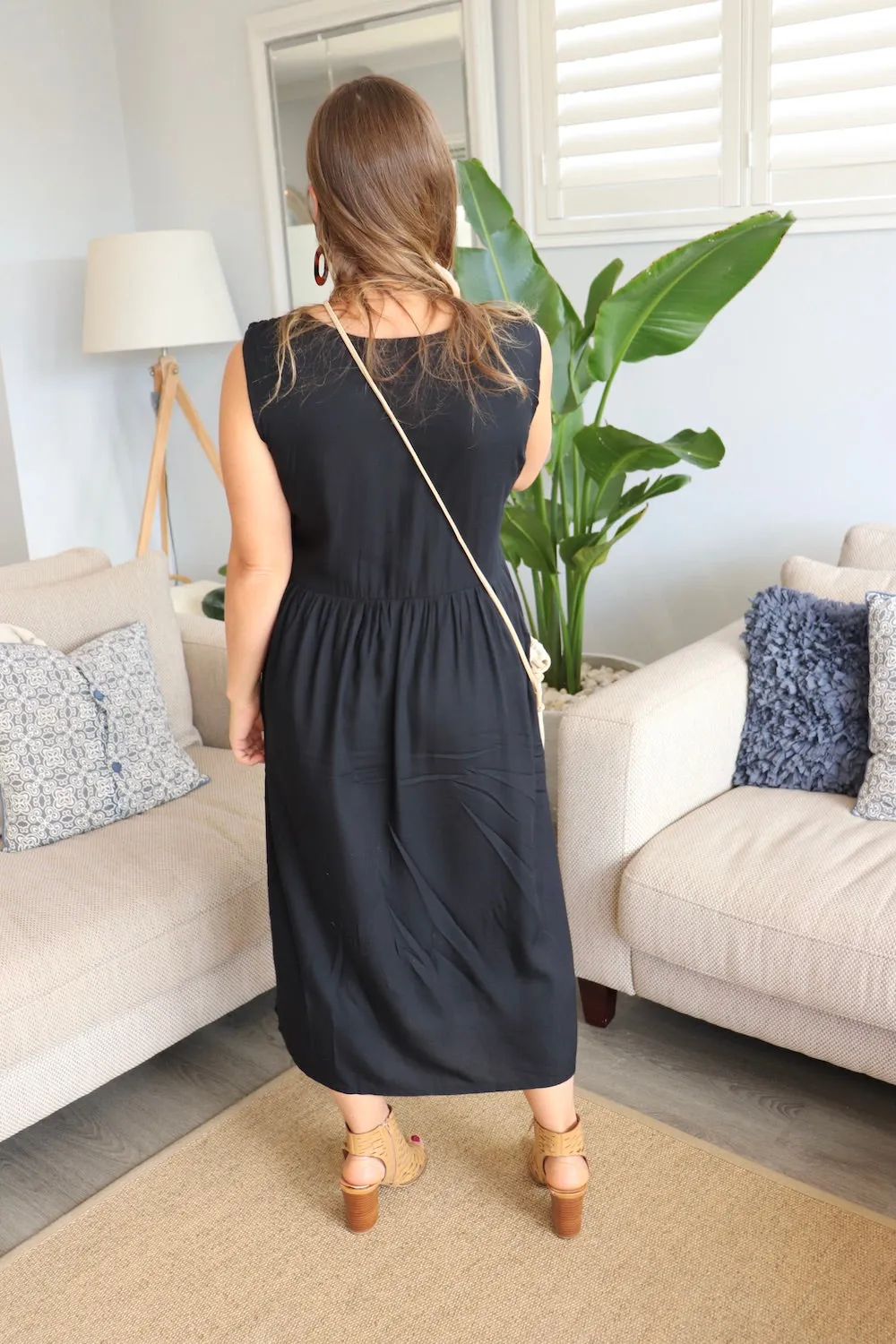 Anastasia Maxi Dress In Black