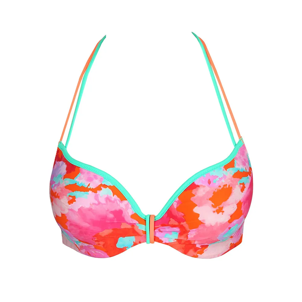 Apollonis Neon Sunset Padded Heartshape Bikini Top