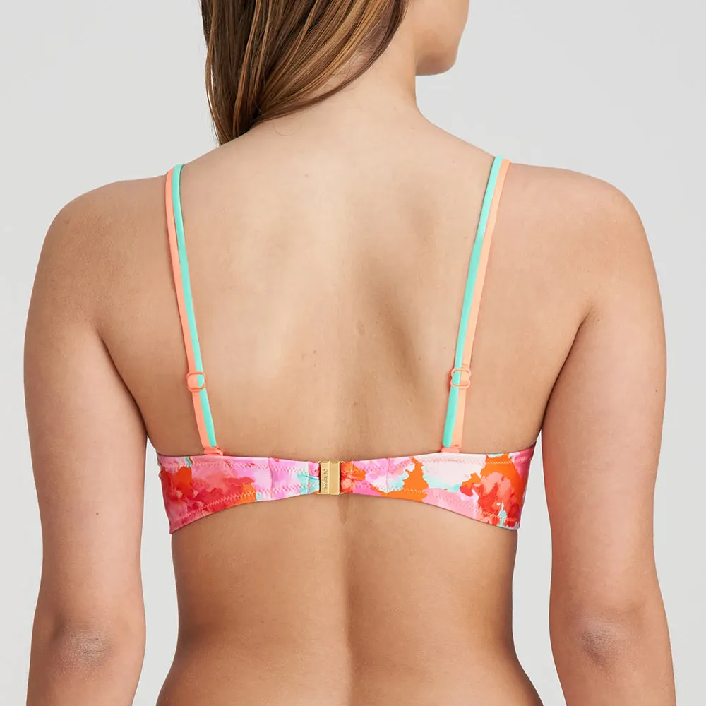 Apollonis Neon Sunset Padded Heartshape Bikini Top