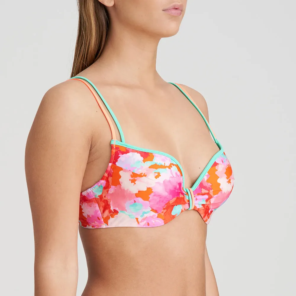 Apollonis Neon Sunset Padded Heartshape Bikini Top