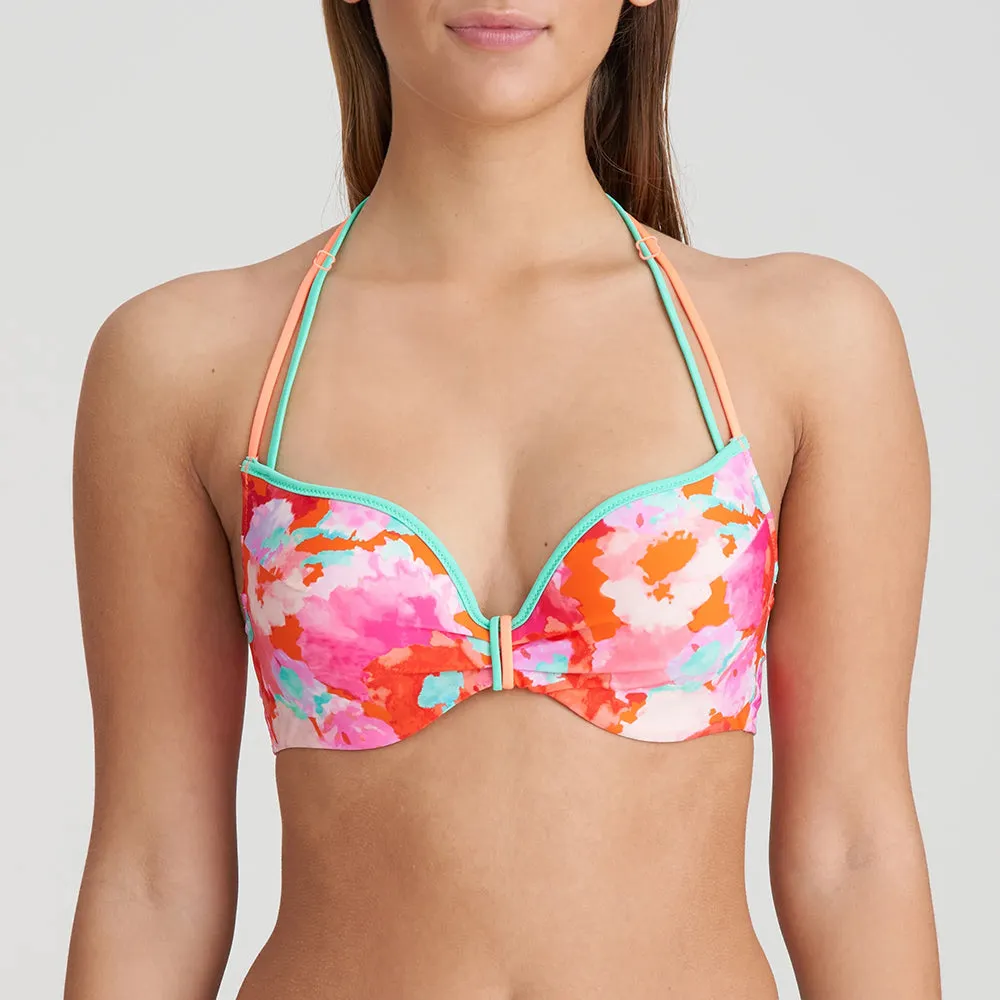 Apollonis Neon Sunset Padded Heartshape Bikini Top