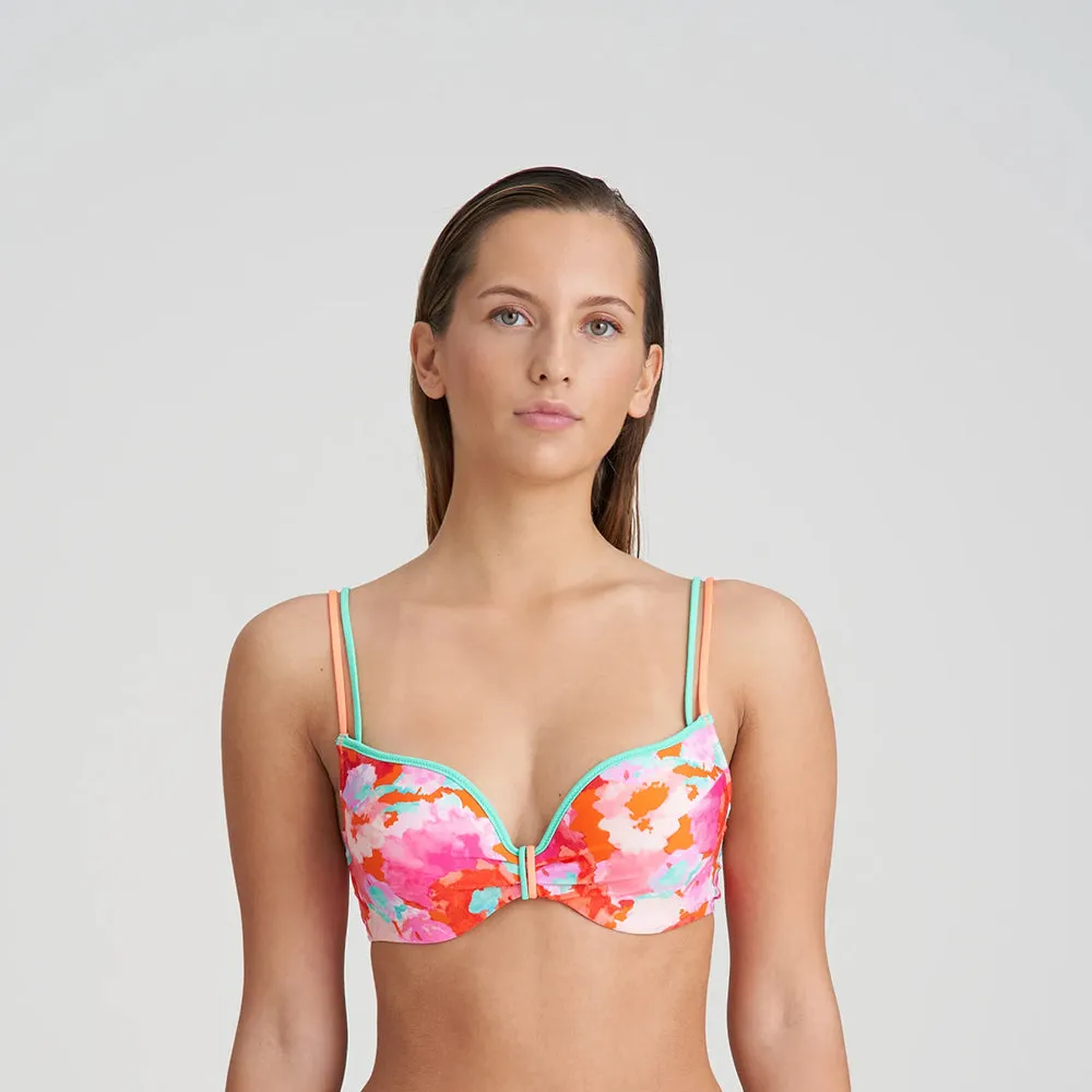 Apollonis Neon Sunset Padded Heartshape Bikini Top