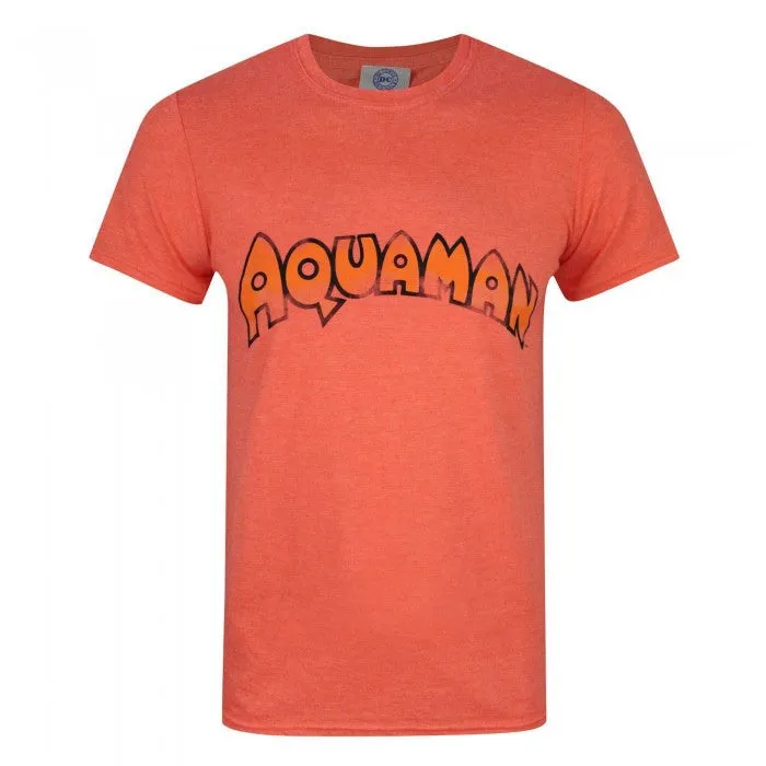 Aquaman Mens Logo T-Shirt