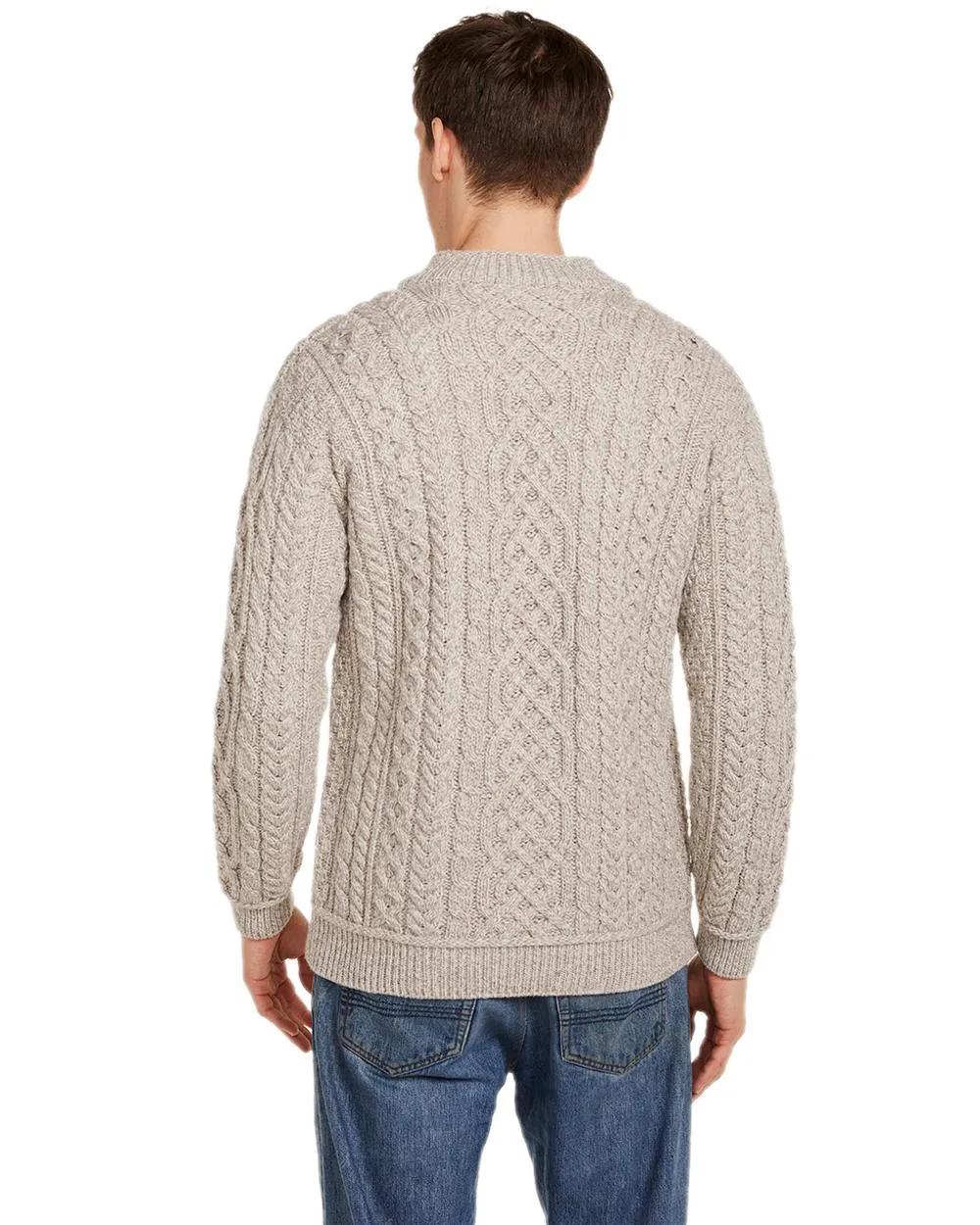 Aran Supersoft Merino 1/2 Zip Jumper