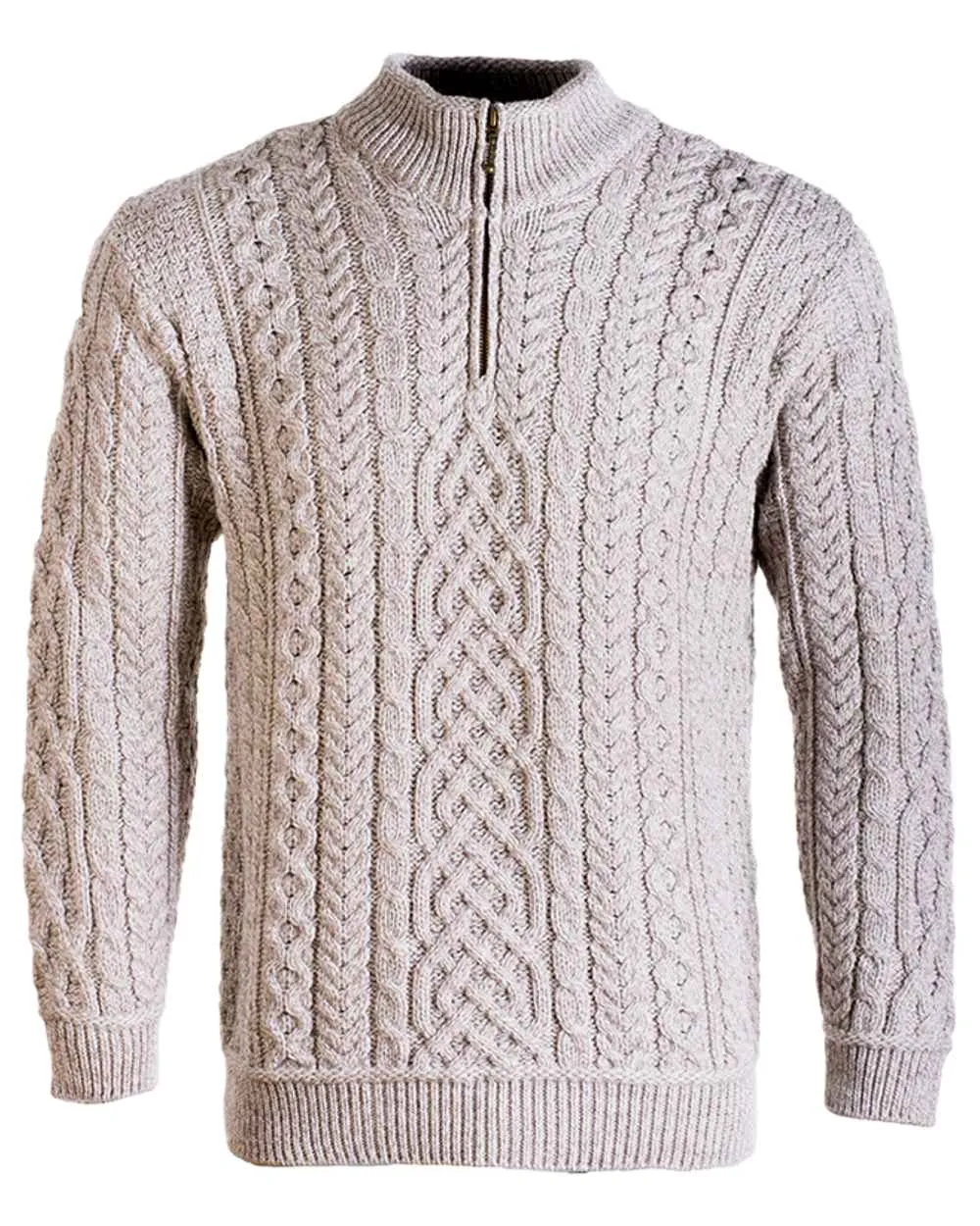 Aran Supersoft Merino 1/2 Zip Jumper