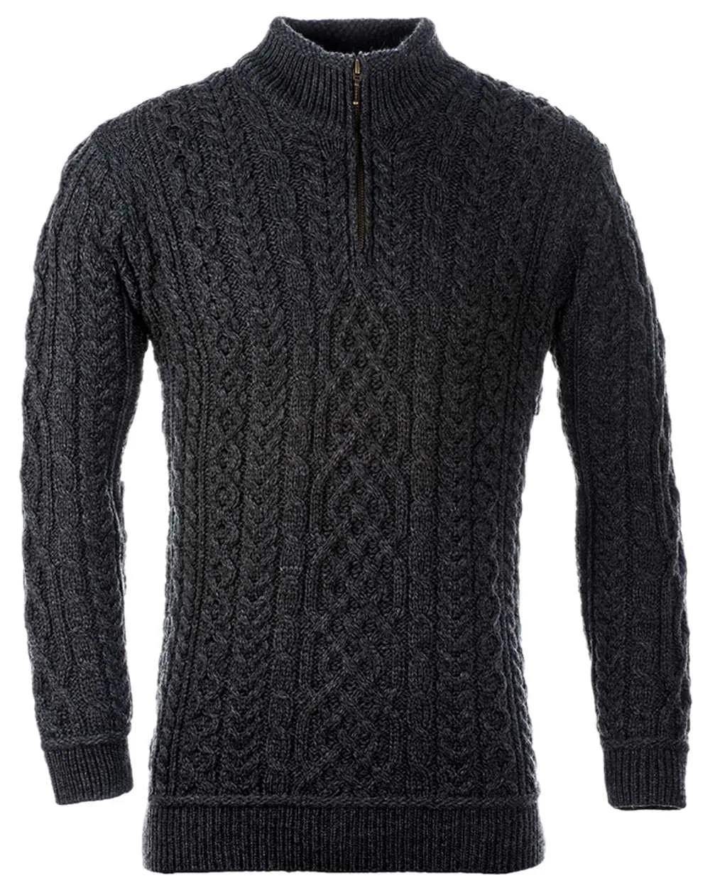 Aran Supersoft Merino 1/2 Zip Jumper