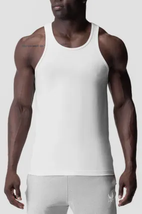 ASRV Supima Essential Slim Tank - White