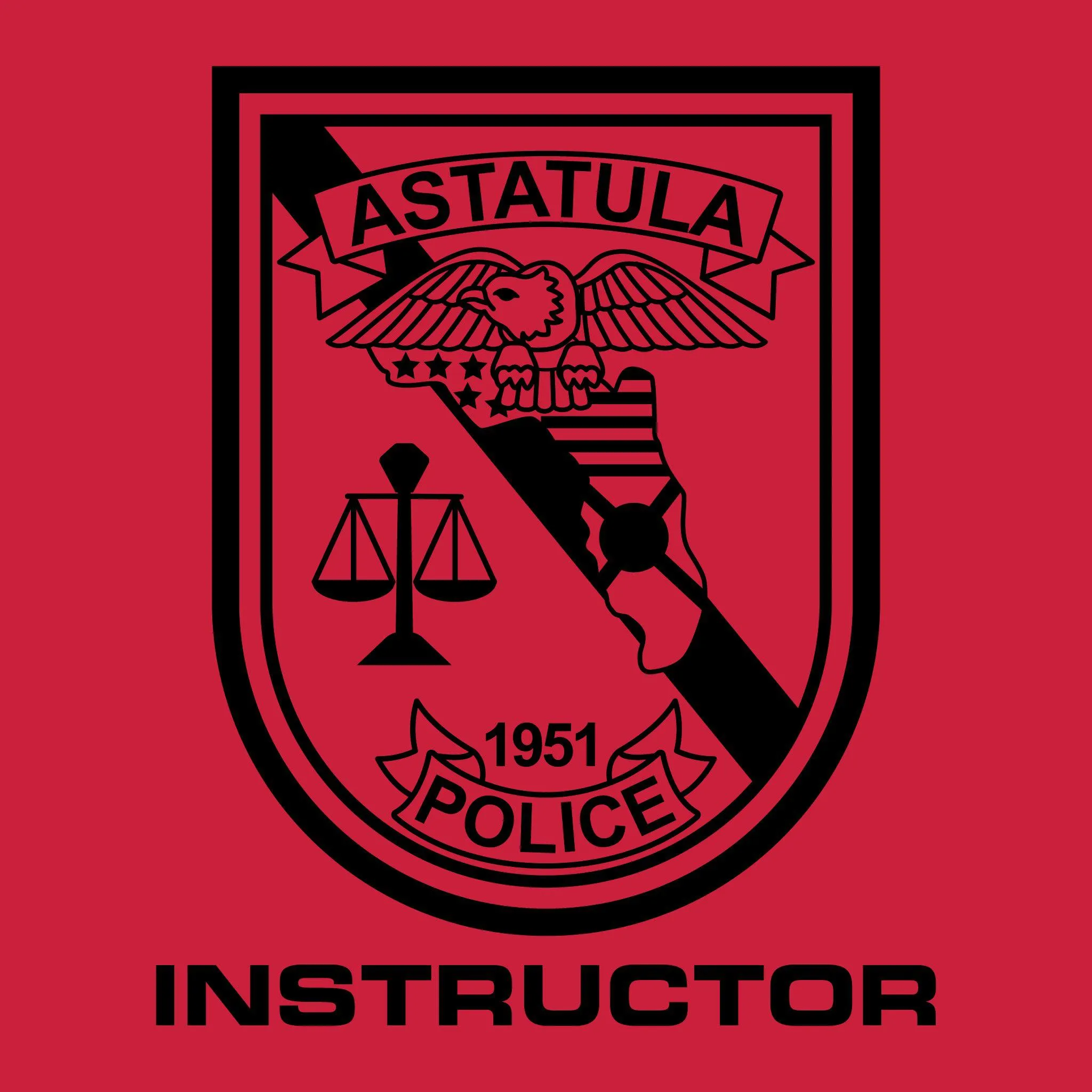 [ASTATULA PD] Instructor Utility Long Sleeve Shirt [RED]