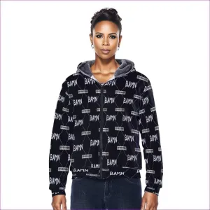 B.A.M.N Unisex Heavy Fleece Zip Up Hoodie