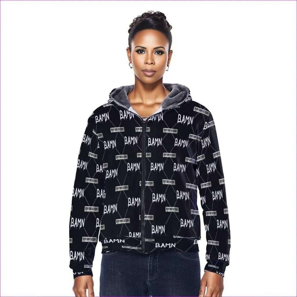 B.A.M.N Unisex Heavy Fleece Zip Up Hoodie