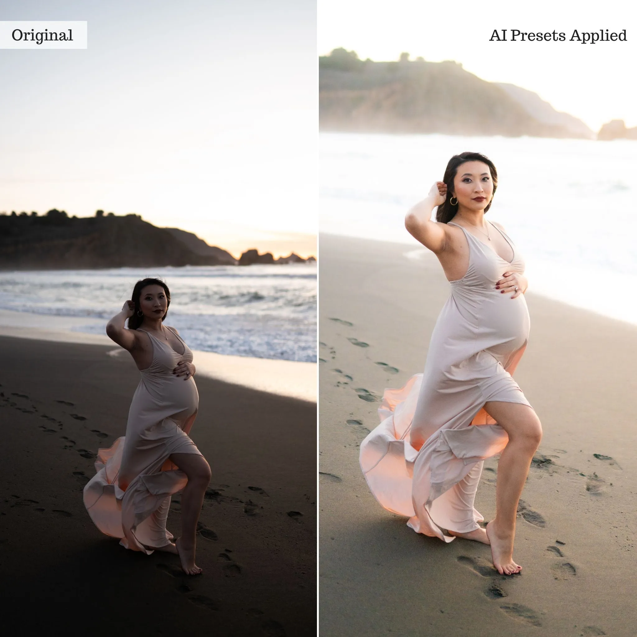 Beauty, Body, and Skin Artificial Intelligence (AI) Retouch Toolkit Lightroom Presets – Desktop