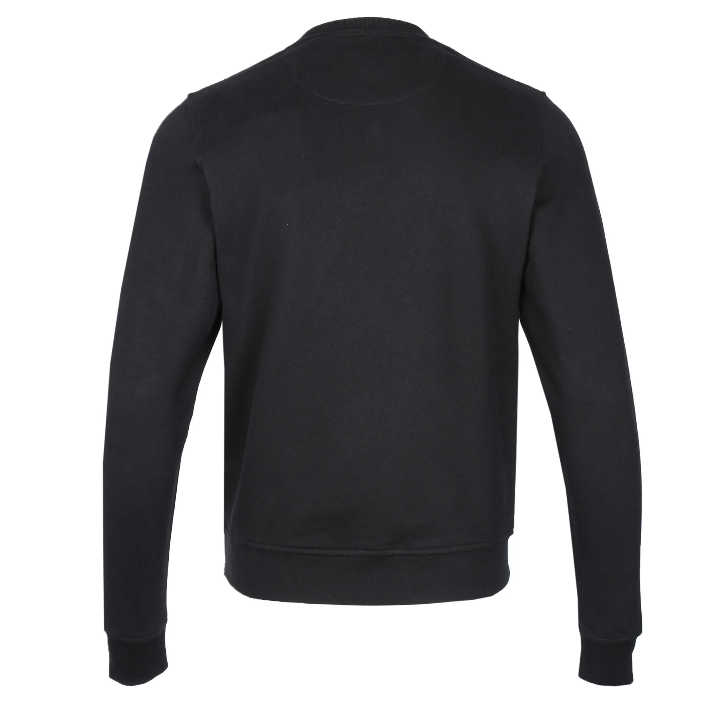 Belstaff Signature Crewneck Sweat Top in Black & Neon Yellow