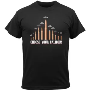 Black - Vintage CHOOSE YOUR CALIBER T-Shirt