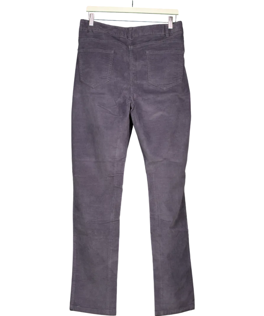 Boden Grey Corduroy Slim Trouser Long UK 22