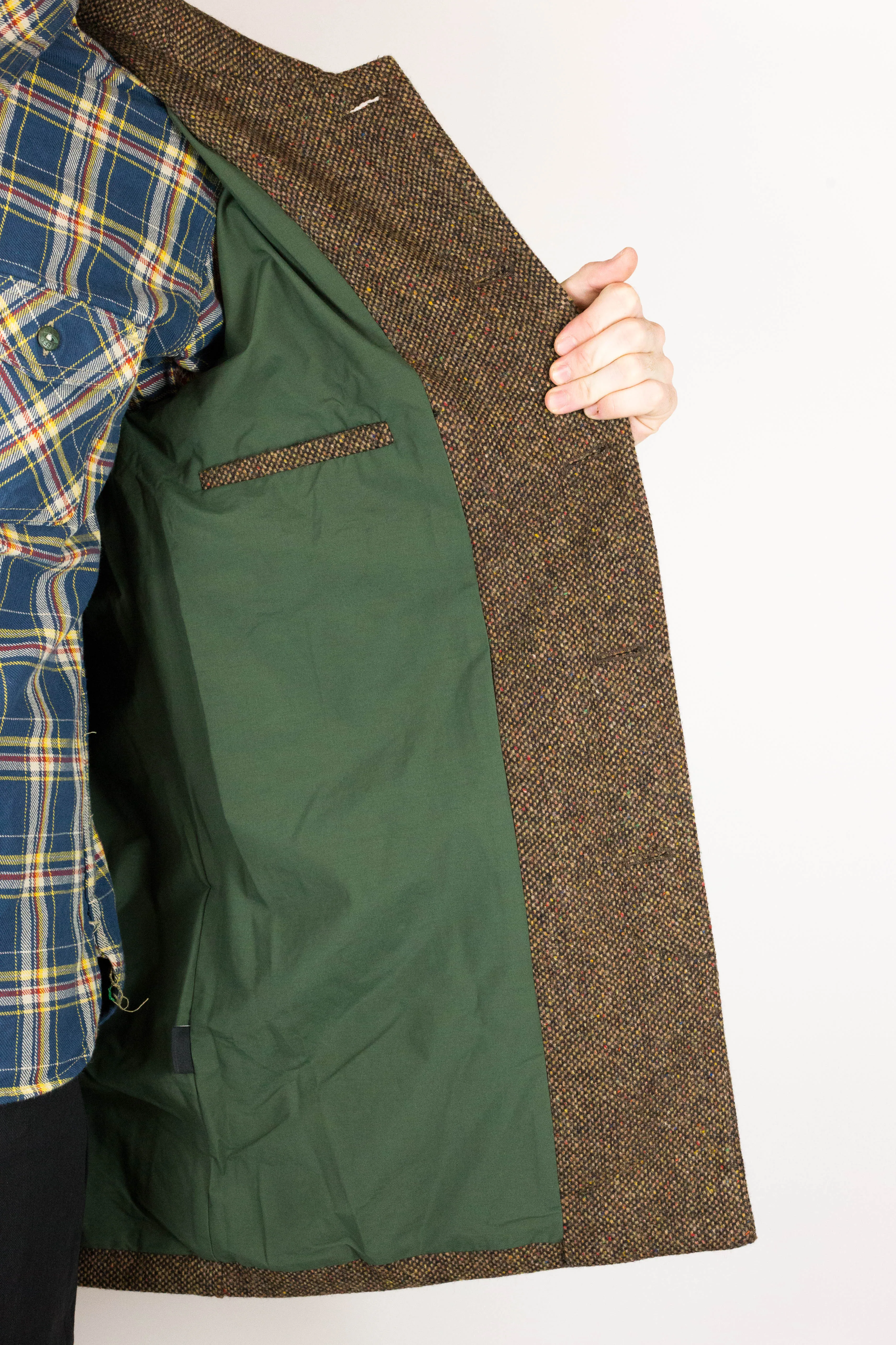 Brown Irish Tweed Coat