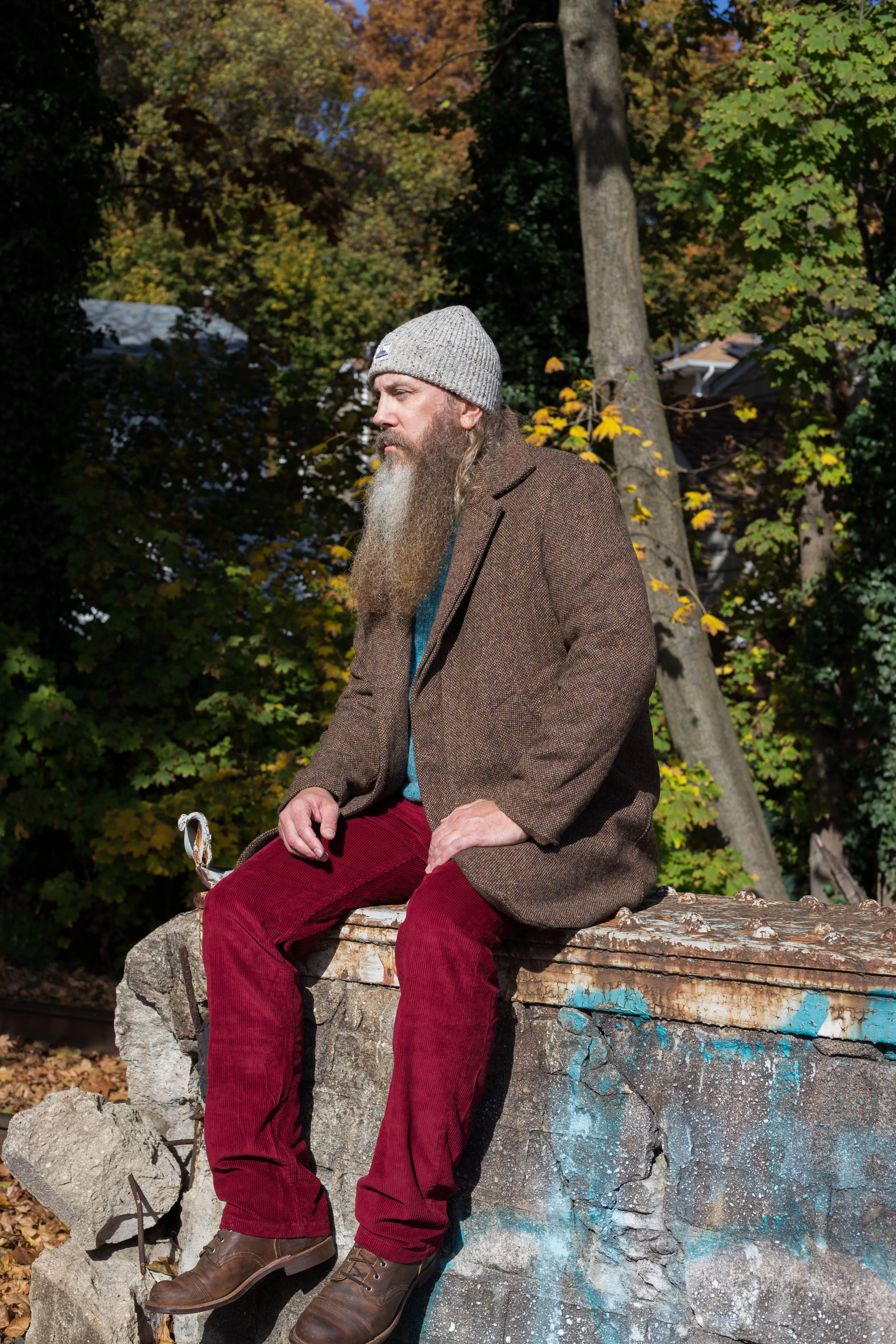 Brown Irish Tweed Coat