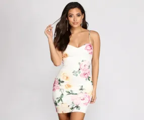 Budding Love Floral Mini Dress