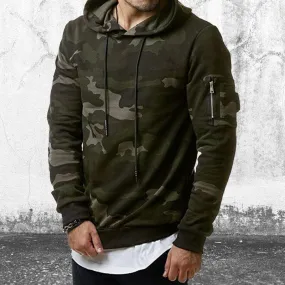 Camouflage Hooded Sweatshirt