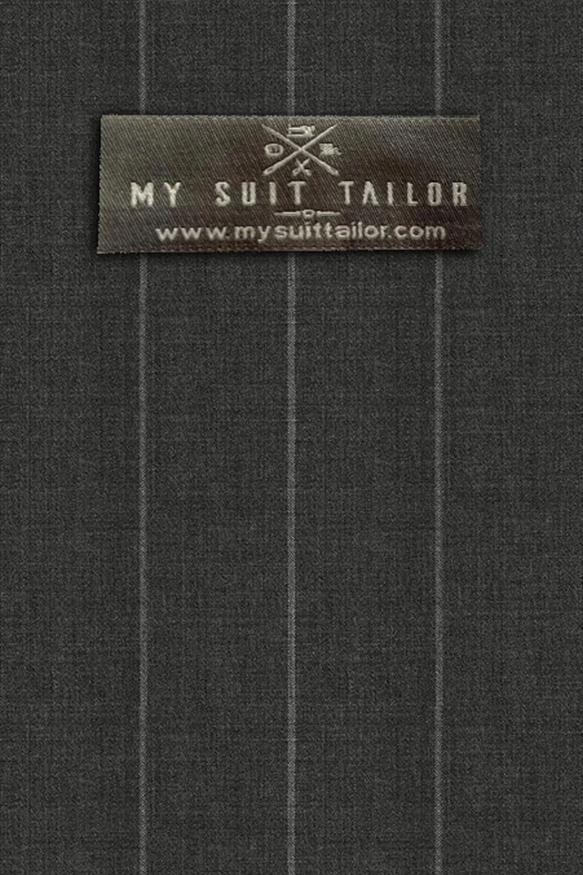 Charcoal Bold Stripe - Italian Suit