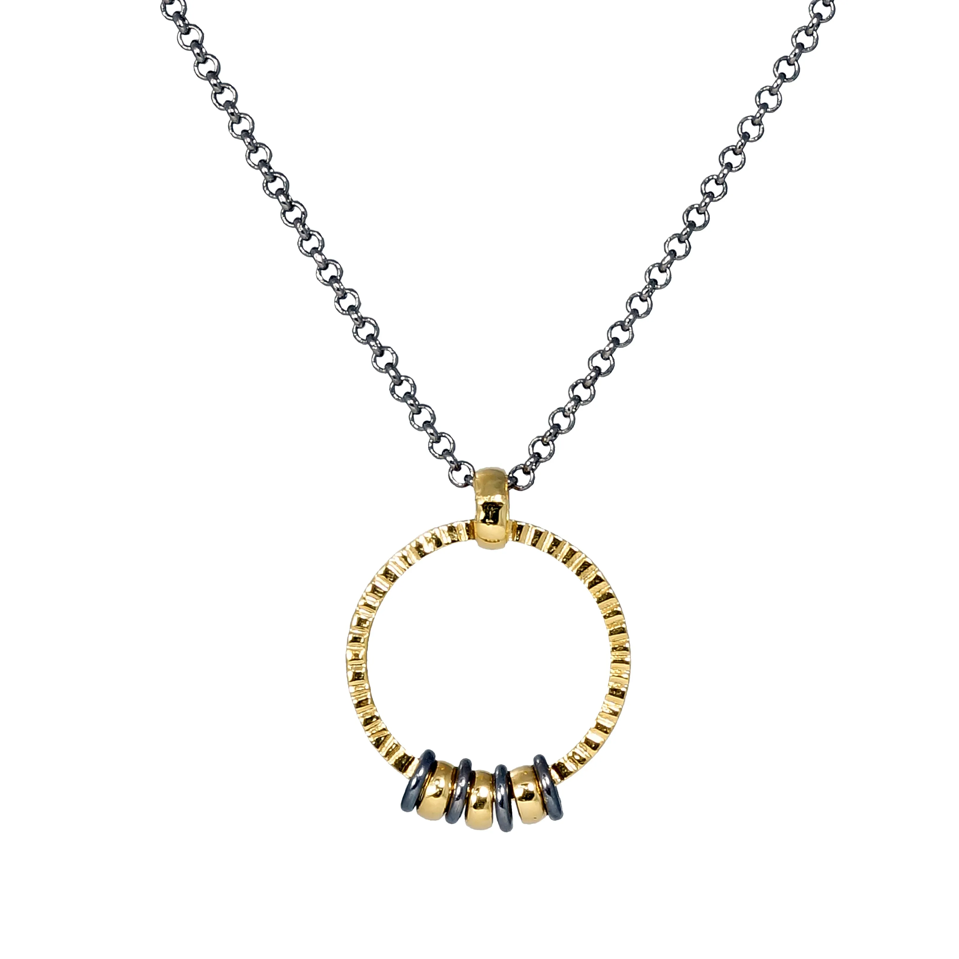 Circle of Life Gold Necklace - Large