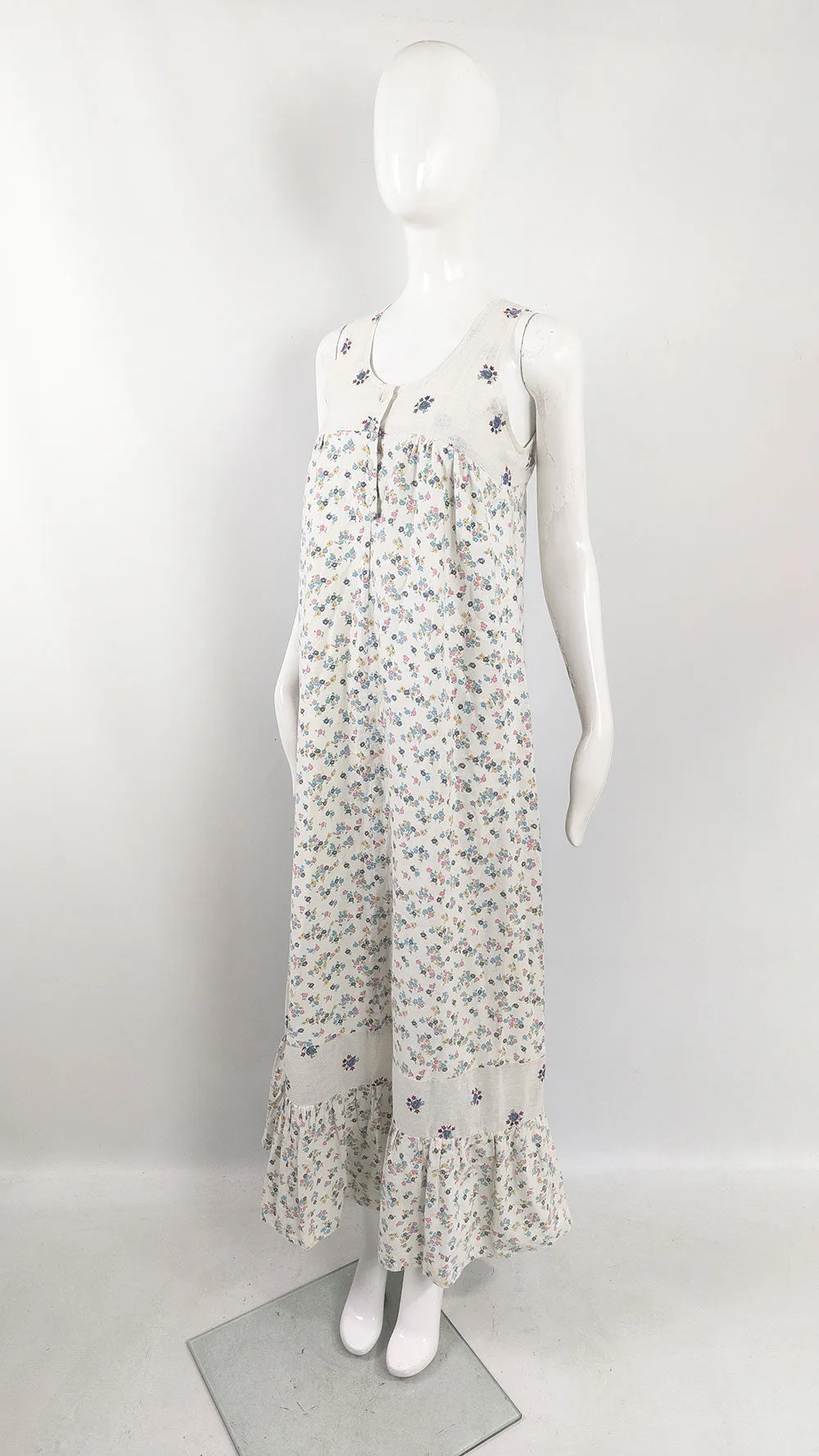 Clobber by Jeff Banks Vintage 1970s Cotton Maxi Dress