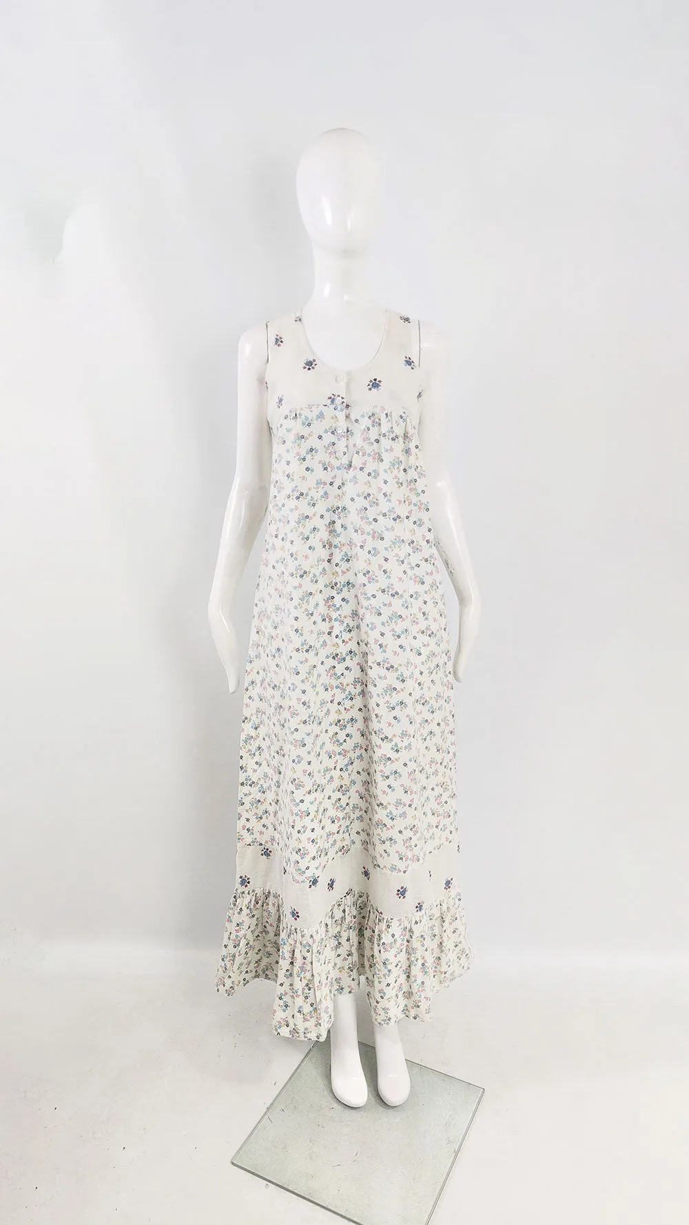 Clobber by Jeff Banks Vintage 1970s Cotton Maxi Dress