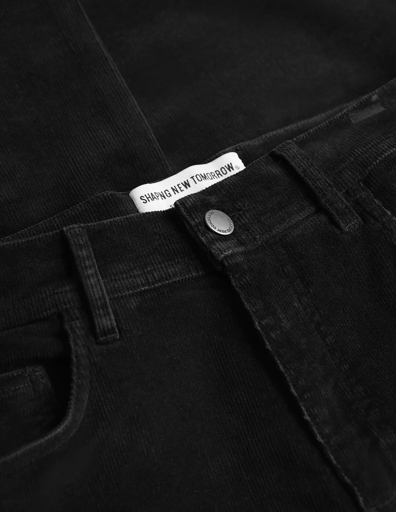 Corduroy Pants Black