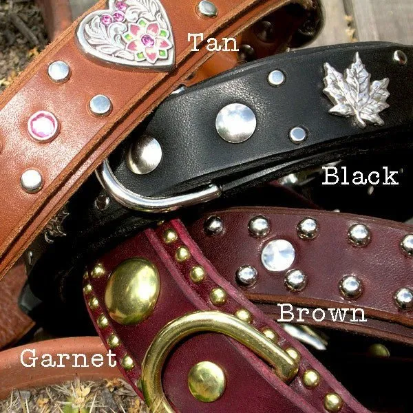 CRYSTAL CROWN BLING DOG COLLAR DELUXE