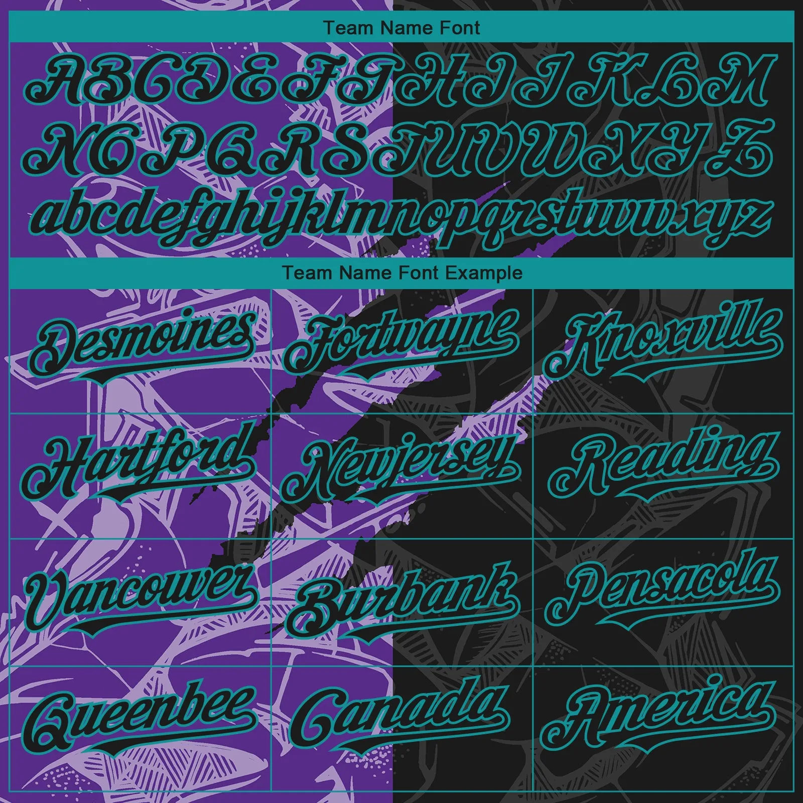 Custom Stitched Graffiti Pattern Black Purple-Teal 3D Scratch Sports Pullover Sweatshirt Hoodie