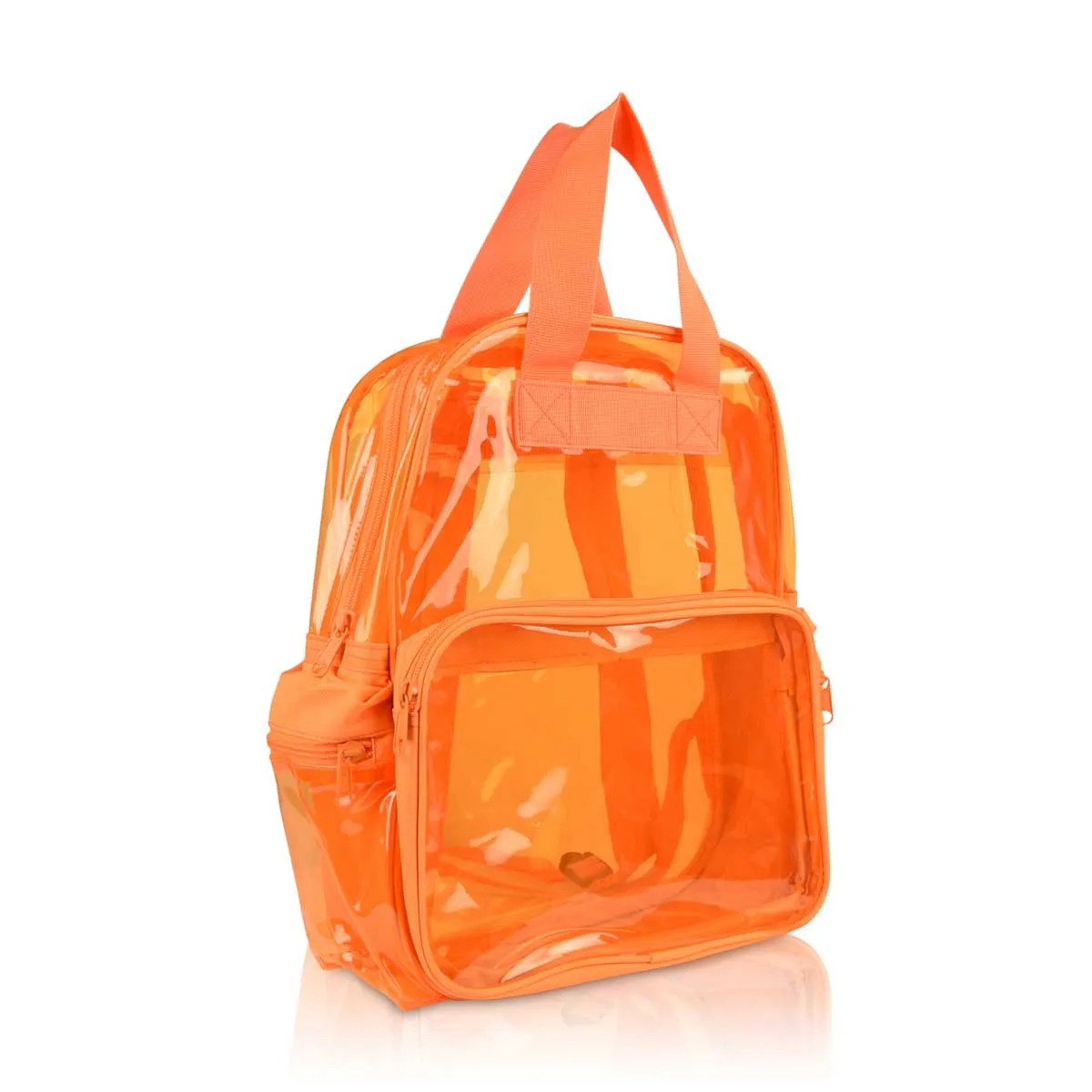 Dalix Small Neon Clear Backpacks