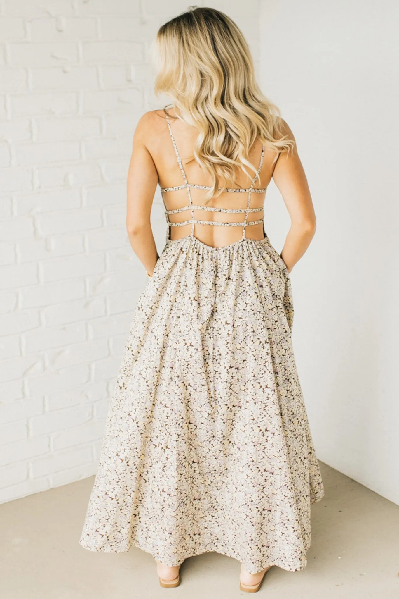 Darcy Open Back Floral Maxi