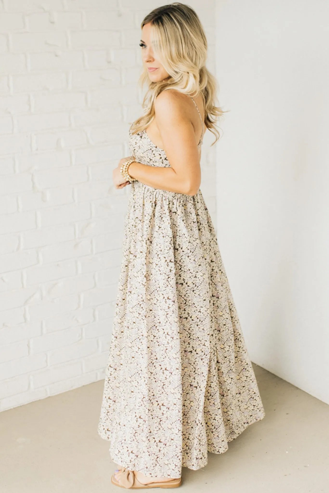 Darcy Open Back Floral Maxi