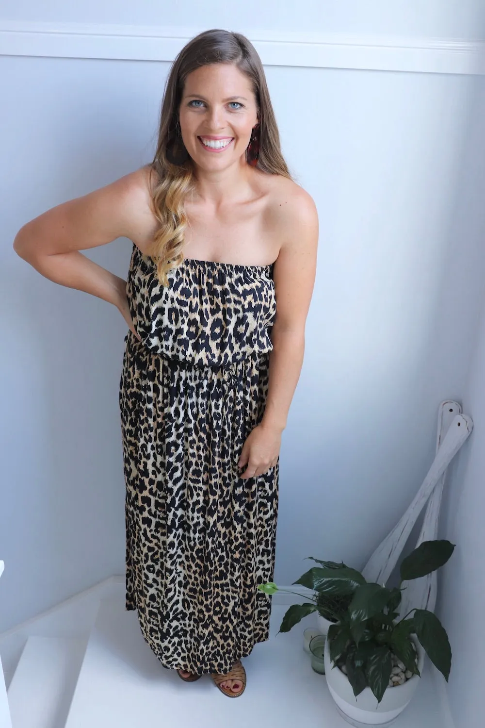 Daytripper Tube Maxi Dress In Africa