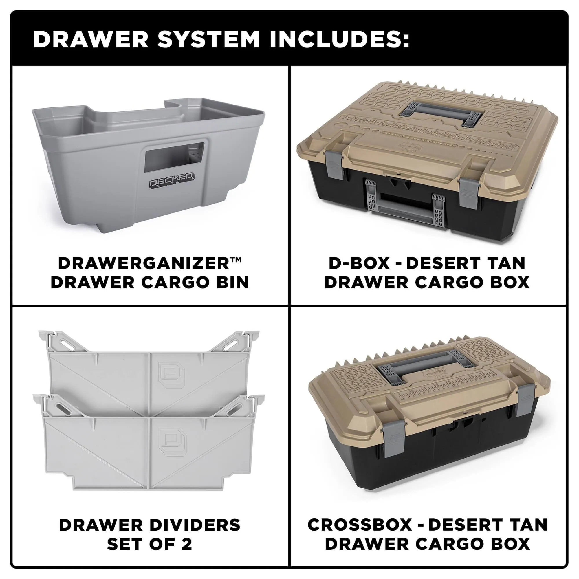 Decked - Drawer System - 2015-2020 F150 / 2017-2020 Raptor