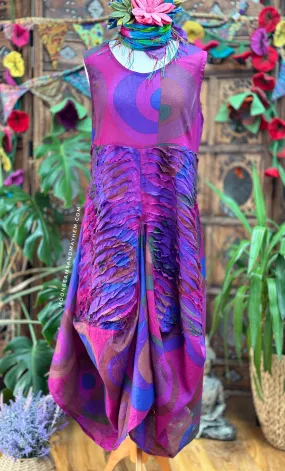 DEEP PURPLE ART DRESS