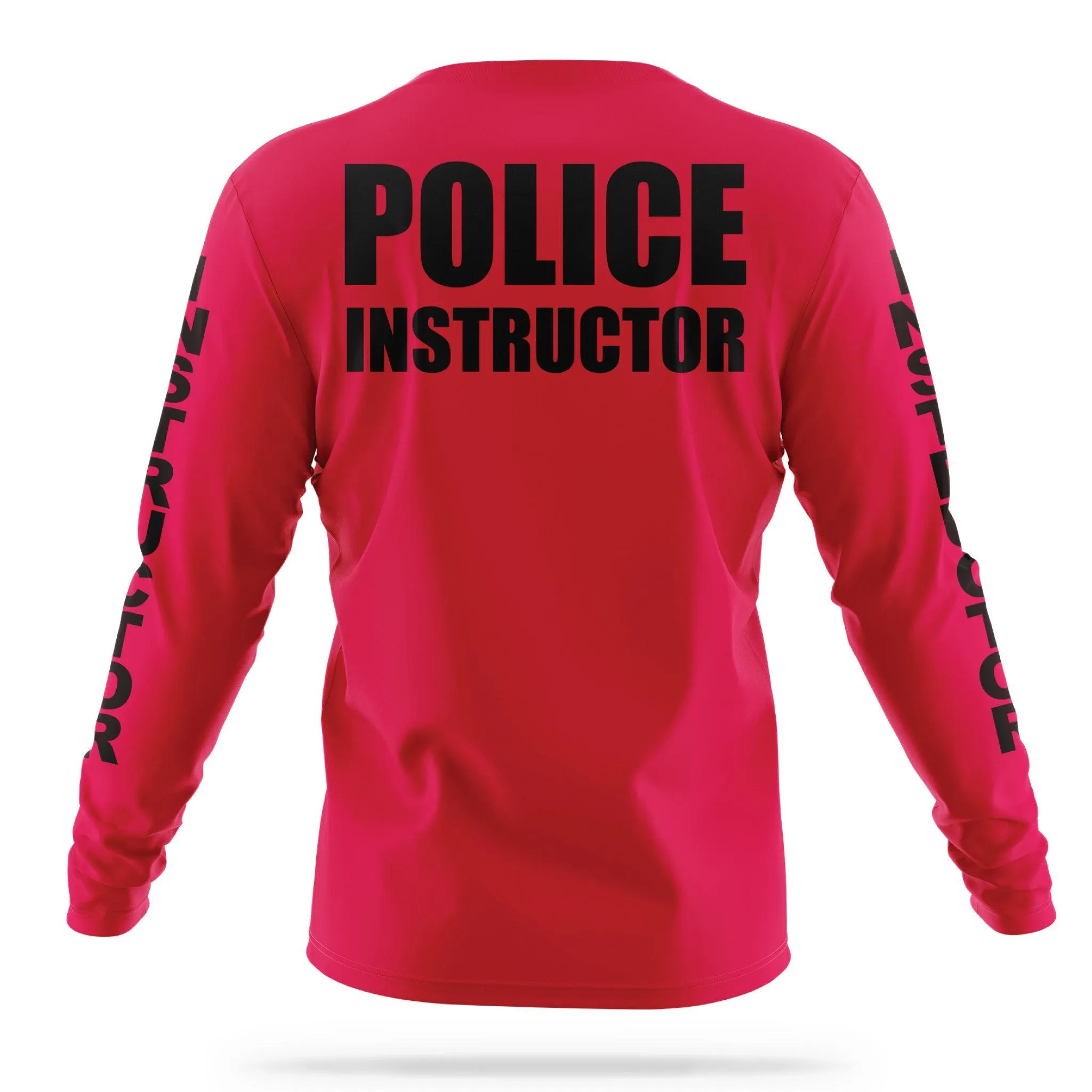 [DEPARTMENT OF NAVY] INSTRUCTOR Utility Long Sleeve Shirt [RED/BLK]