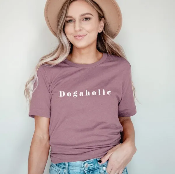 Dogaholic Graphic T Shirt