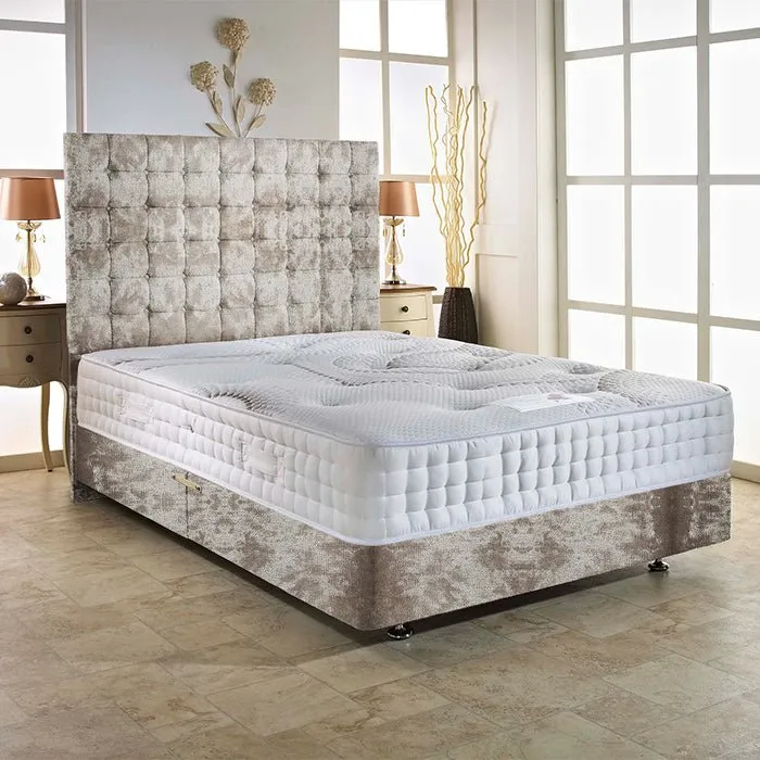 Dream Vendor Platinum 2000 Pocket Sprung Latex Divan Bed Set