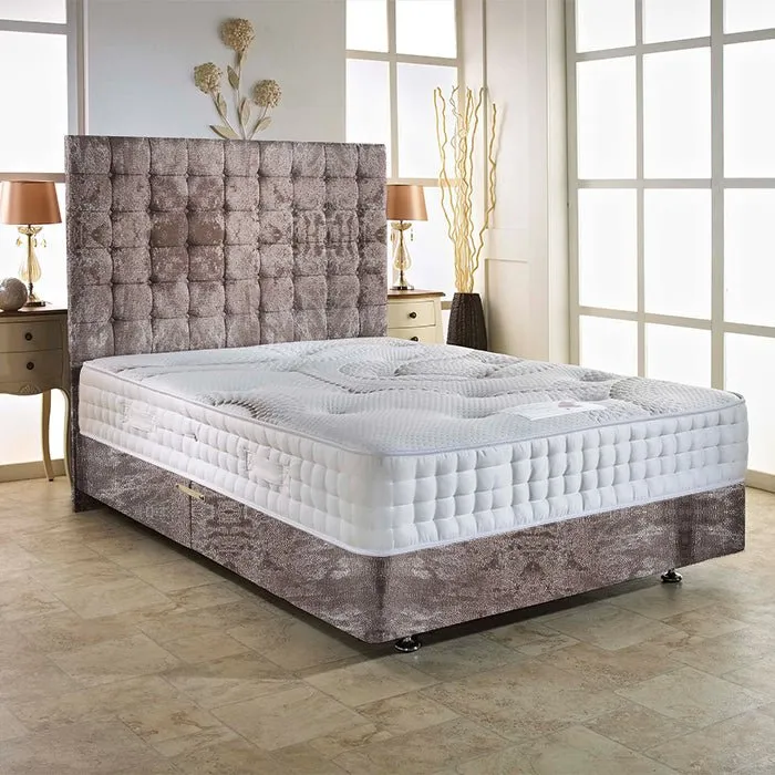 Dream Vendor Platinum 2000 Pocket Sprung Latex Divan Bed Set