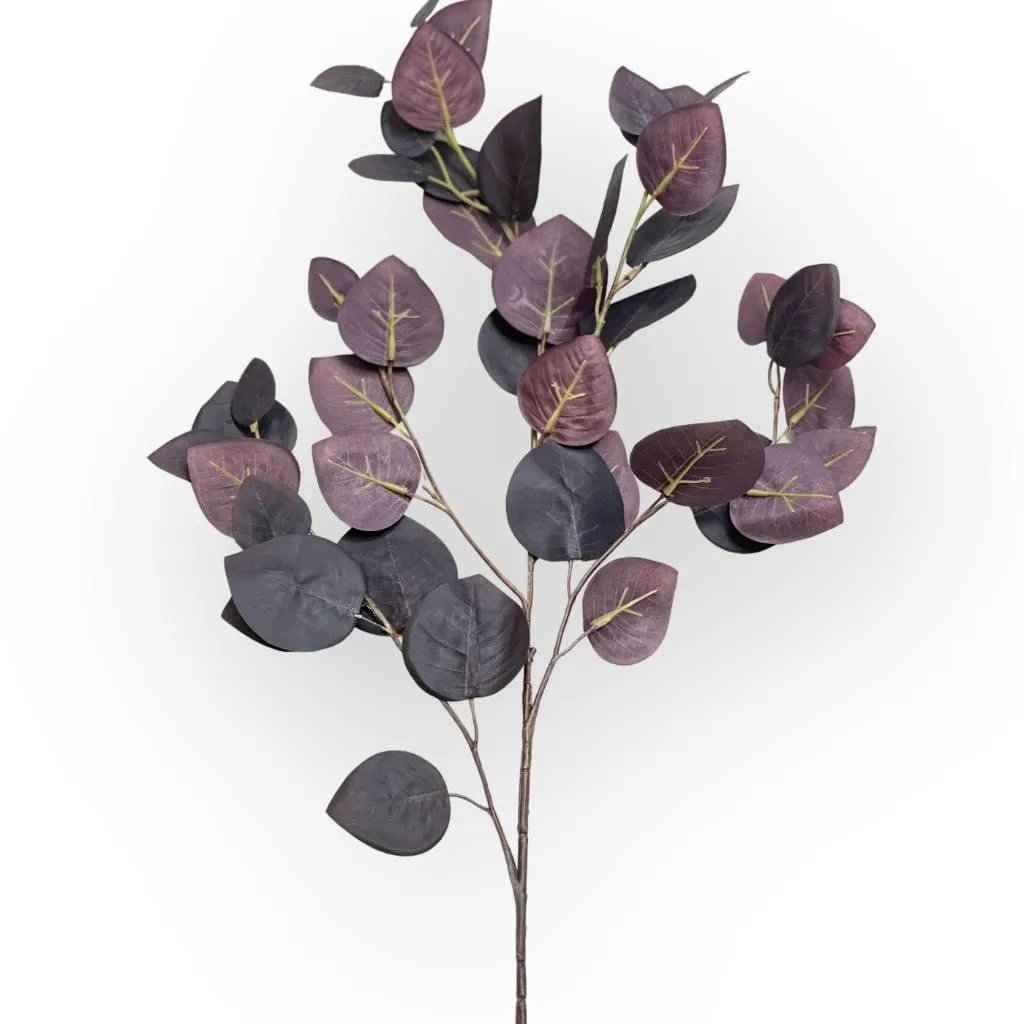 Eucalyptus Burgundy Artificial Flowers